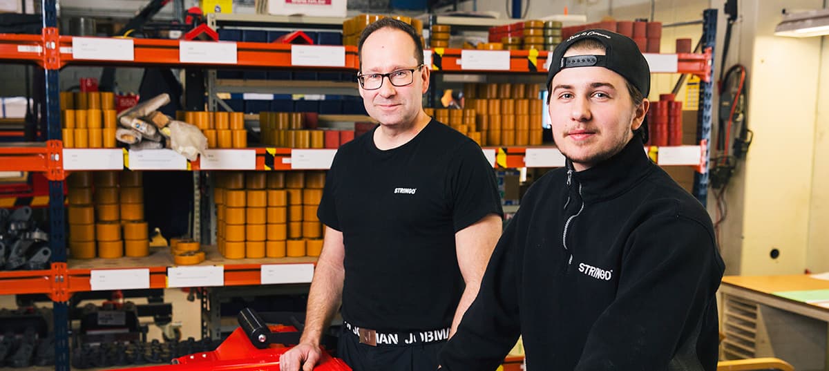 Jörgen & Christian Stenström at Stringo AB, Sweden